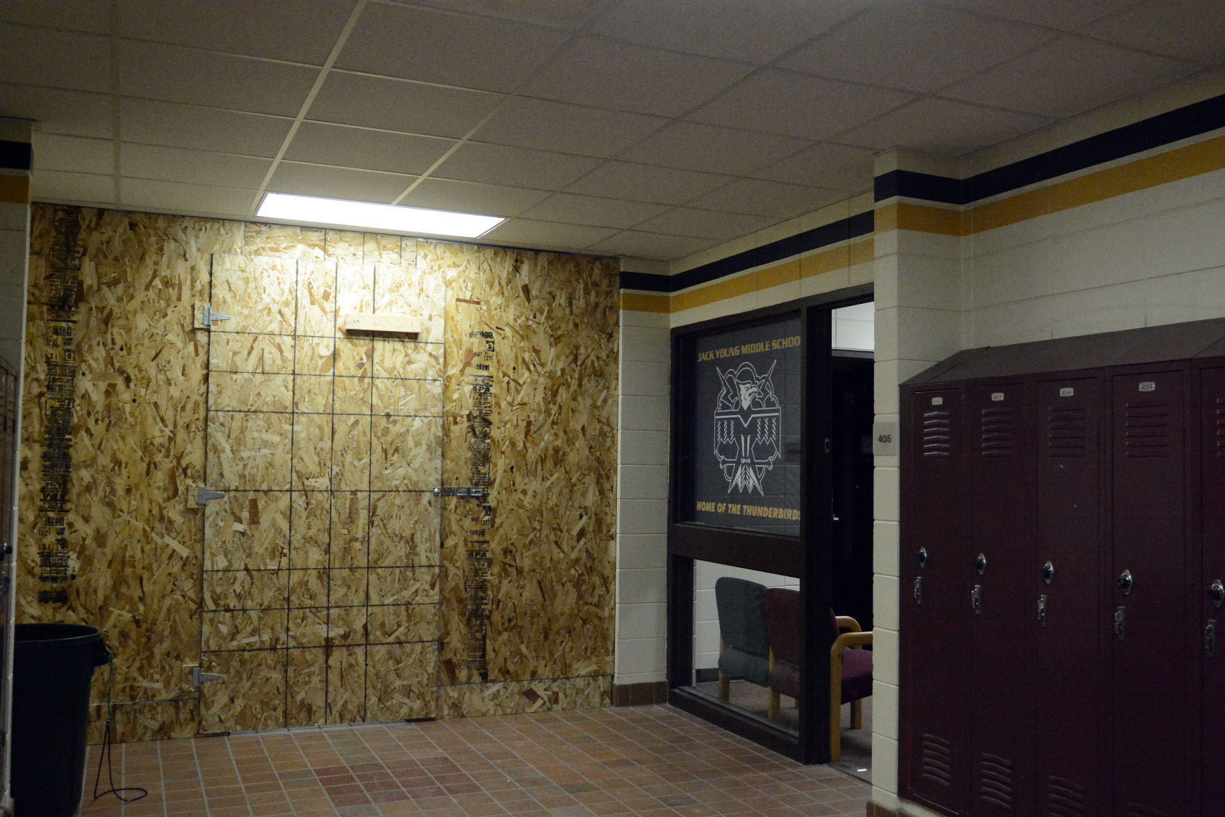 Tour of Jack Young Middle School construction, Dec. 7